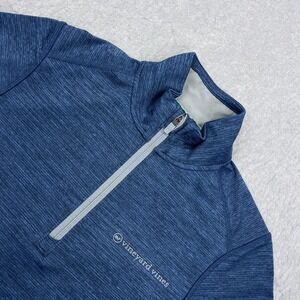Vineyard Vines‎ Sankaty Quarter-Zip Men's XS Blue Performance Thermal Pullover